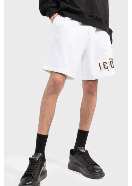 Elastik Bel Bantlı Pamuklu Regular Fit Short Erkek Short S79MU0038 S25516 100