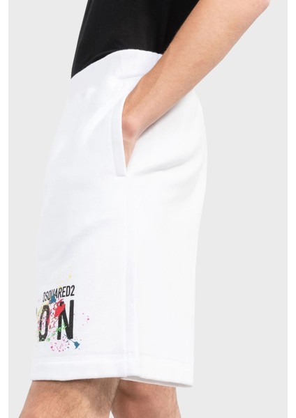 Elastik Bel Bantlı Pamuklu Regular Fit Short Erkek Short S79MU0038 S25516 100