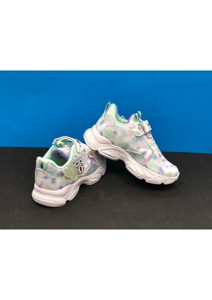 Kız Çocuk Kelebek Desenli Renkli Ortopedik Sneakers Spor Ayakkabı fiyatları