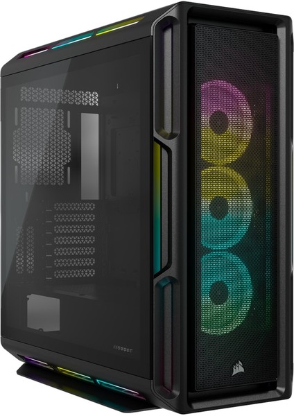 Corsaır CC-9011230-WW Icue 5000T Rgb Temperlı 3X120MM Fan Dahılı Rgb Kontrolcu Full Tower Smart Pc Kasası Black