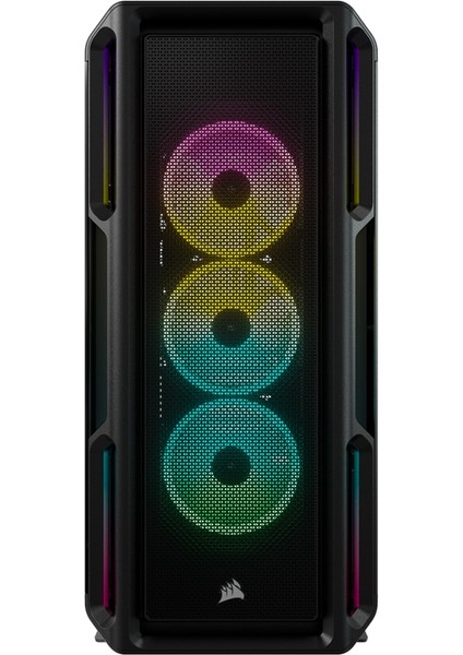 Corsaır CC-9011230-WW Icue 5000T Rgb Temperlı 3X120MM Fan Dahılı Rgb Kontrolcu Full Tower Smart Pc Kasası Black