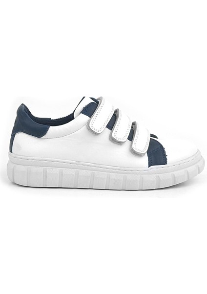 Hakiki Deri Beyaz Cırtlı Çocuk Günlük Spor Okul Ayakkabı fiyatları