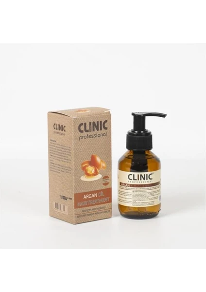 Clinic Professional Yıpranan Dökülen Saçlar Için Saç Bakım Argan Serumu Argan Yağlı Serum 100 ml