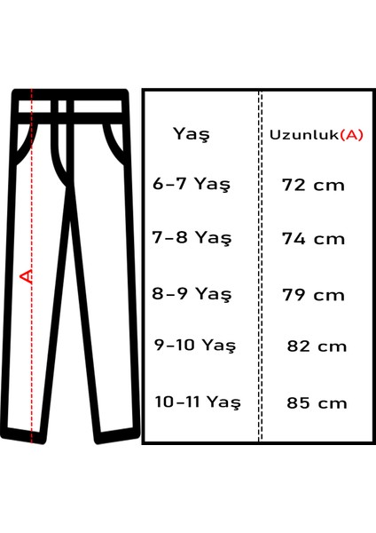 Erkek Çocuk Keten Pantolonu 6-16 Yaş 14581 fırsatları