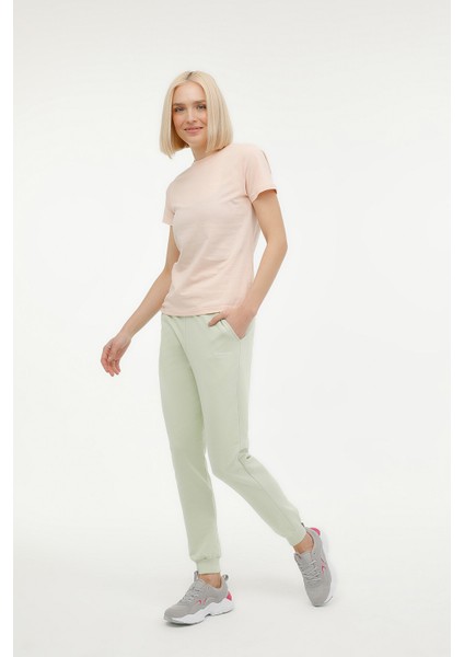 W-CT133 Basıc Jogger 3fx Pastel Yesıl Kadın Eşofman Altı
