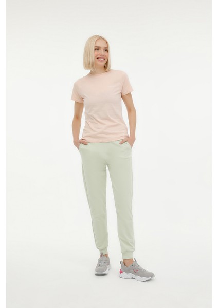 W-CT133 Basıc Jogger 3fx Pastel Yesıl Kadın Eşofman Altı