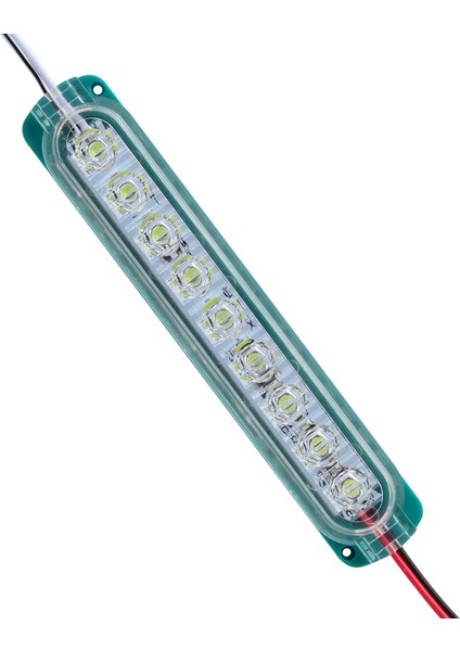 Powermaster Parlak Yanıp Sönen Yeşil Modül LED 14*32.5 2835 24 Volt 1.2 Watt