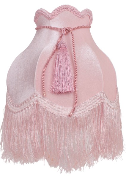 Pudra Renk Kadife Yatak Odası Loş Işık Vintage Abajur AB0804 fiyatları