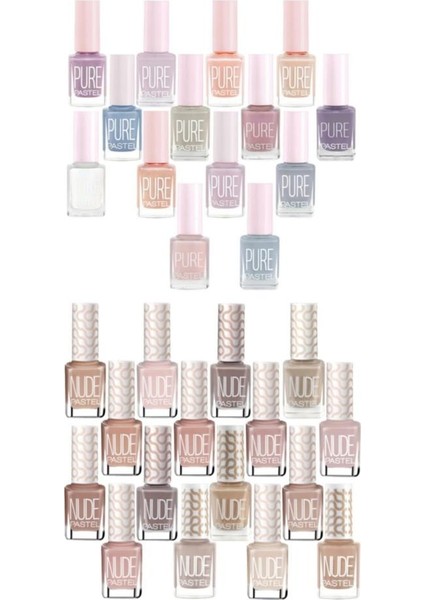 Synee Oje Pure 14 - Nude 16 Full Set (30 Adet)