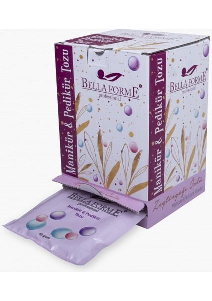 Bella Form Manikür Tozu 40 Gr*25 Adet