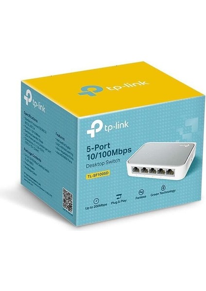 Tp-Lınk TL-SF1005D 5 Port 10/100 Swıtch