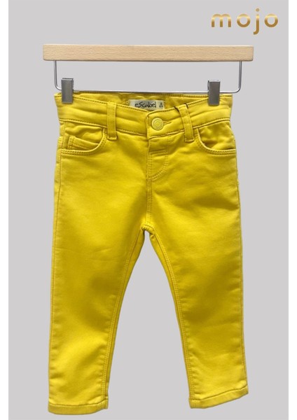 Mojo Kız Çocuk Ultra Esnek Renkli Denim Pantolon 2348 Sarı fiyatları