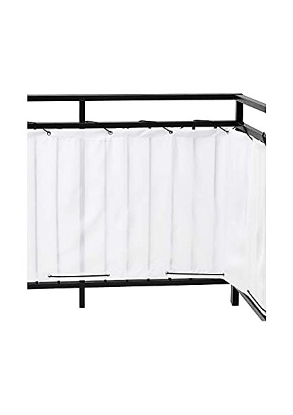 4 Metre x 65 Cm Beyaz Renk Balkon Demiri Branda Balkon Koruyucu fiyatları