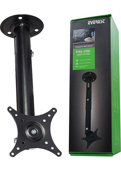 Projeksiyon Askı Aparatı Everest PRJ-288 (30-60 cm - 360-45 Derece -13 Kg)