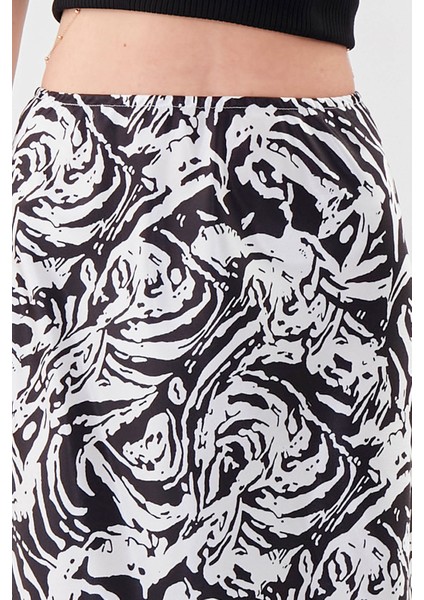 Desenli Midi Boy Saten Etek fiyatları