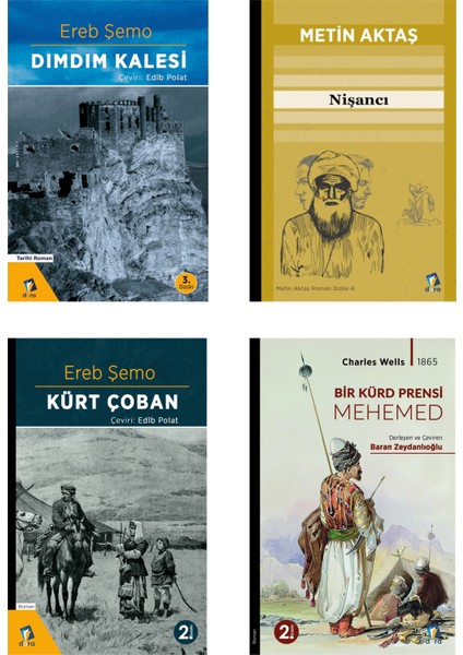 Kürtler Ile Ilgili Romanlar Seti - Nişancı Metin Aktaş - Kürt Çoban - dımdım kalesi