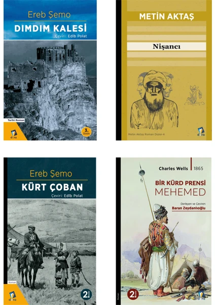 Kürtler Ile Ilgili Romanlar Seti - Nişancı Metin Aktaş - Kürt Çoban - dımdım kalesi