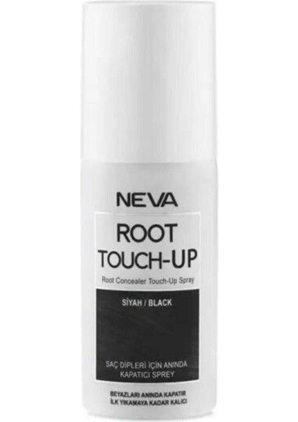 Touch Up Root Touch-Up Saç Dipleri Içn Kapatıcı Sprey Siyah 75 Ml