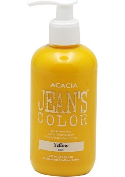 Jeans Color Saç Boyası Sarı 250ml Sarı