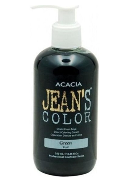 Jeans Color Saç Boyası Yeşil 250ml Yeşil
