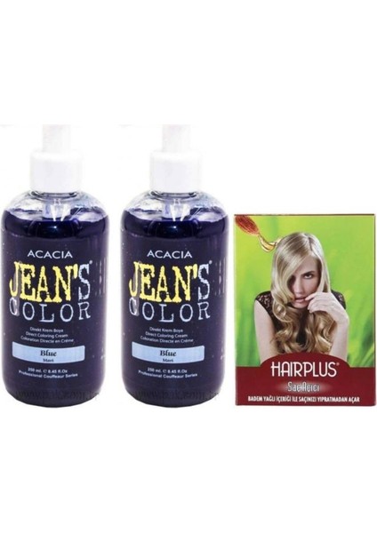 Saç Boyası Mavi 250 Ml 2 Adet