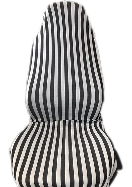 Jaguar Xk8 Zebra Desenli Oto Koltuk Kılıfı Çizgili Servis Kılıfı Siyah