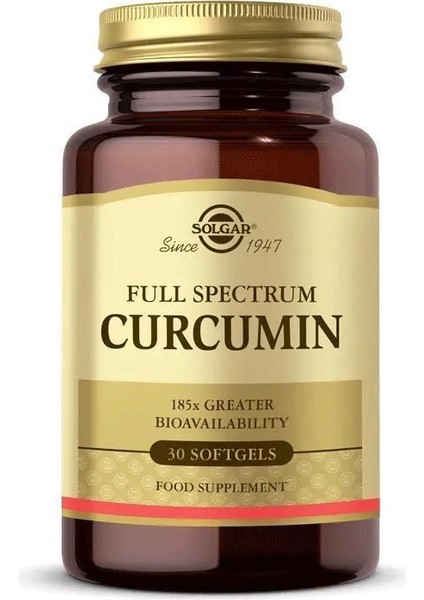Full Spectrum Curcumin 30 Soft Gel Kapsül