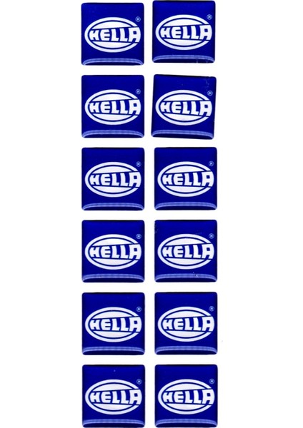 Hella Far Etiket - Plaka Pulu - Hella Damla Plaka Pulu 12'li - Etiketçilere Özel