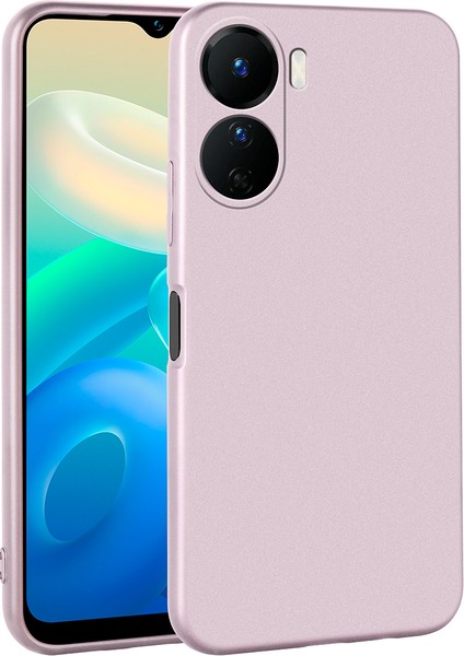 Vivo Y16 Kılıf Ince Mat Silikon