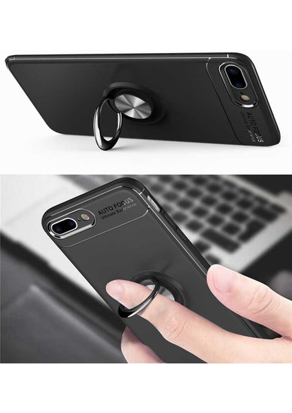 Apple iPhone 8 Plus Kılıf Ravel Yüzüklü Silikon Kapak fiyatları