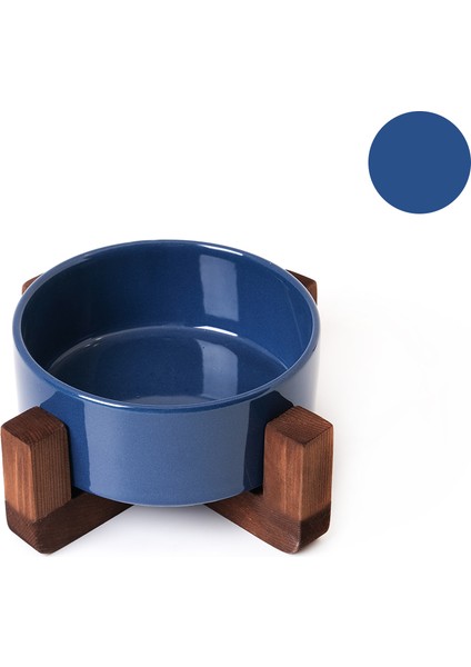 Stuff Boyun Destekleyici Seramik Mama ve Su Kabı Mavi modelleri