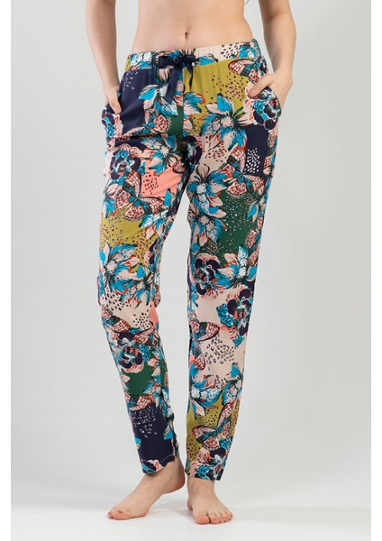 Kadın Vıscon Tek Alt Pijama