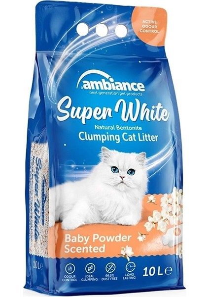 Kedi Kumu Bebek Pudralı Baby Powder 10 Lt