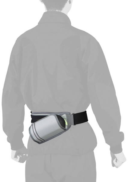 Bottle Waist Pouch Matara Hazneli Unisex Bel Çantası Gri