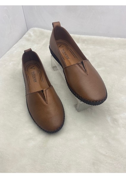 7233-1 Taba Yumuşak Deri Kadın Günlük Ayakkabı - Taba - 37 - ST02124-TABA-37 fiyatları