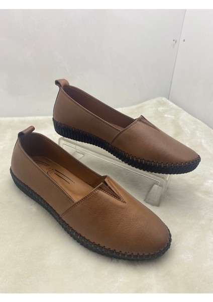 7233-1 Taba Yumuşak Deri Kadın Günlük Ayakkabı - Taba - 37 - ST02124-TABA-37 fırsatları