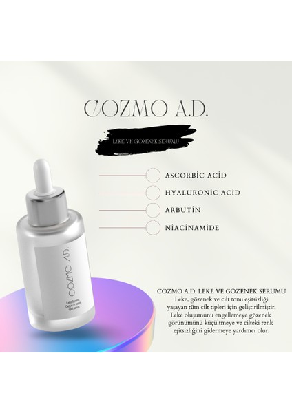 Cozmo A.D. Leke Vegözenek Serumu