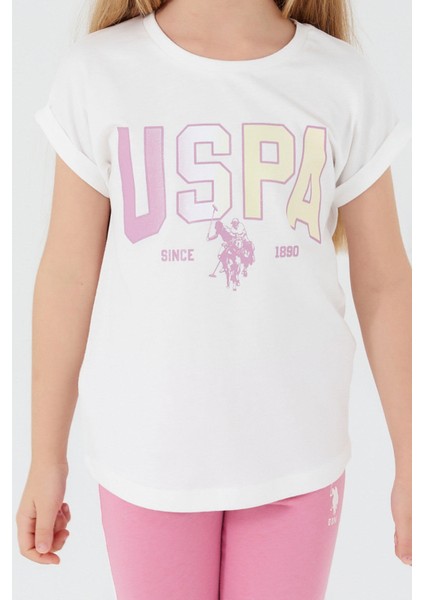 Shapeless Writing Krem Kız Çocuk Bermuda Takım fırsatları