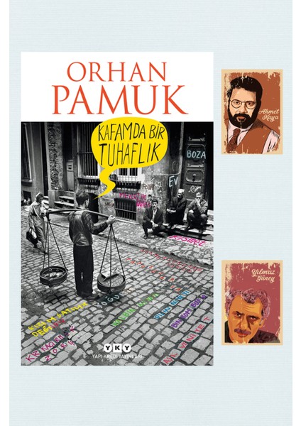 Kafamda Bir Tuhaflık - Orhan Pamuk Romanları - defterli seti - Orhan Pamuk