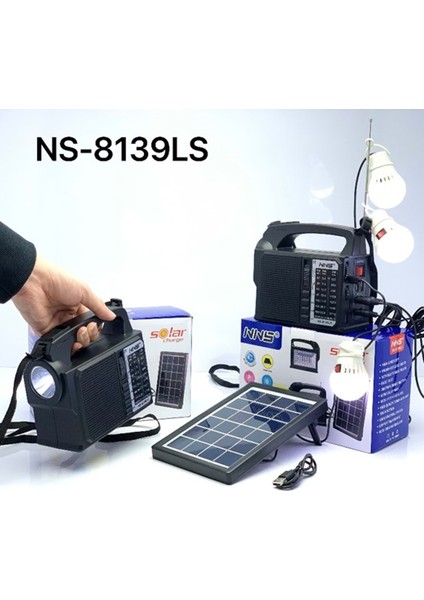 NS8139LS Bluetooth Speaker Solar