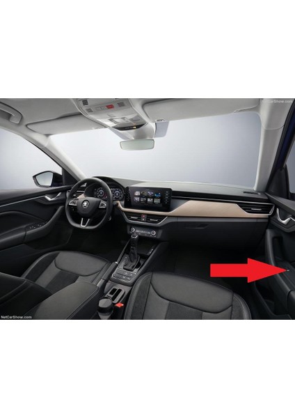 Skoda Scala 2019-2022 Tekli Cam Anahtarı Sol Arka Sağ Ön-Arka