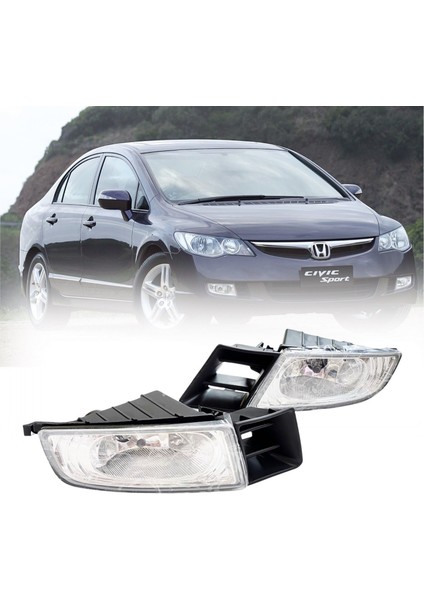 Honda Civic Fd6 Uyumlu Sis Lambası Farı Çerçeveli 2006 - 2009 fiyatları