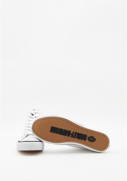 023M100382 Pittsburgh Plain White Erkek Sneaker