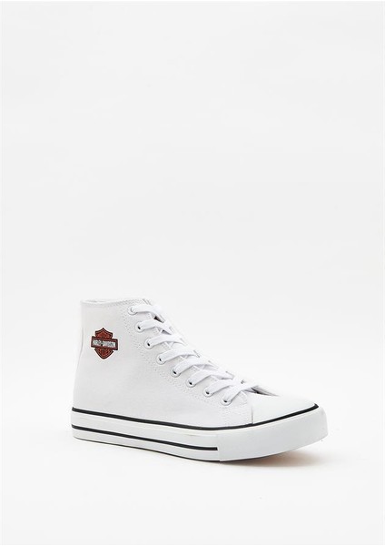 023M100382 Pittsburgh Plain White Erkek Sneaker