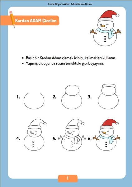 Çocuklar İçin Adım Adım Resim Yapımı Kitap Seti (2 Kitap)