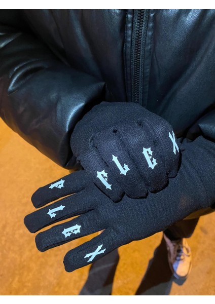 Siyah Eldiven Termal Kumaş Reflektörlü Motor Kış Scooter Bisiklet Drill fiyatları