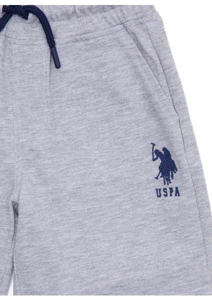 Lastikli Bel Standart Gri Melanj Erkek Çocuk Şort PAREIY023 fırsatları