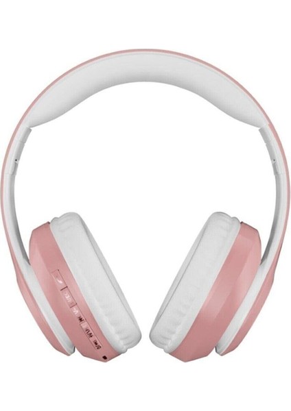 P68 Bluetooth Kablosuz Stereo Kulaklık Pembe