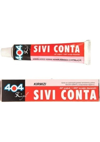 Sıvı Conta Kırmızı 80GR