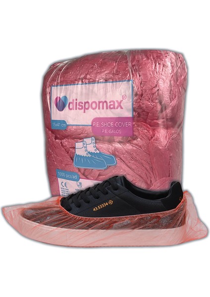 Kırmızı Galoş 1000 Adet